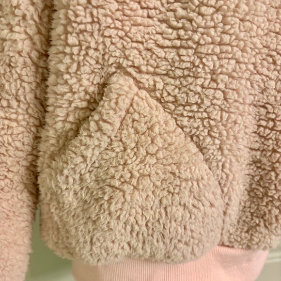 Kirundo Sherpa Fleece Quarter Zip Pullover - Cozy Blush Pink - Size M - Picture 5 of 10